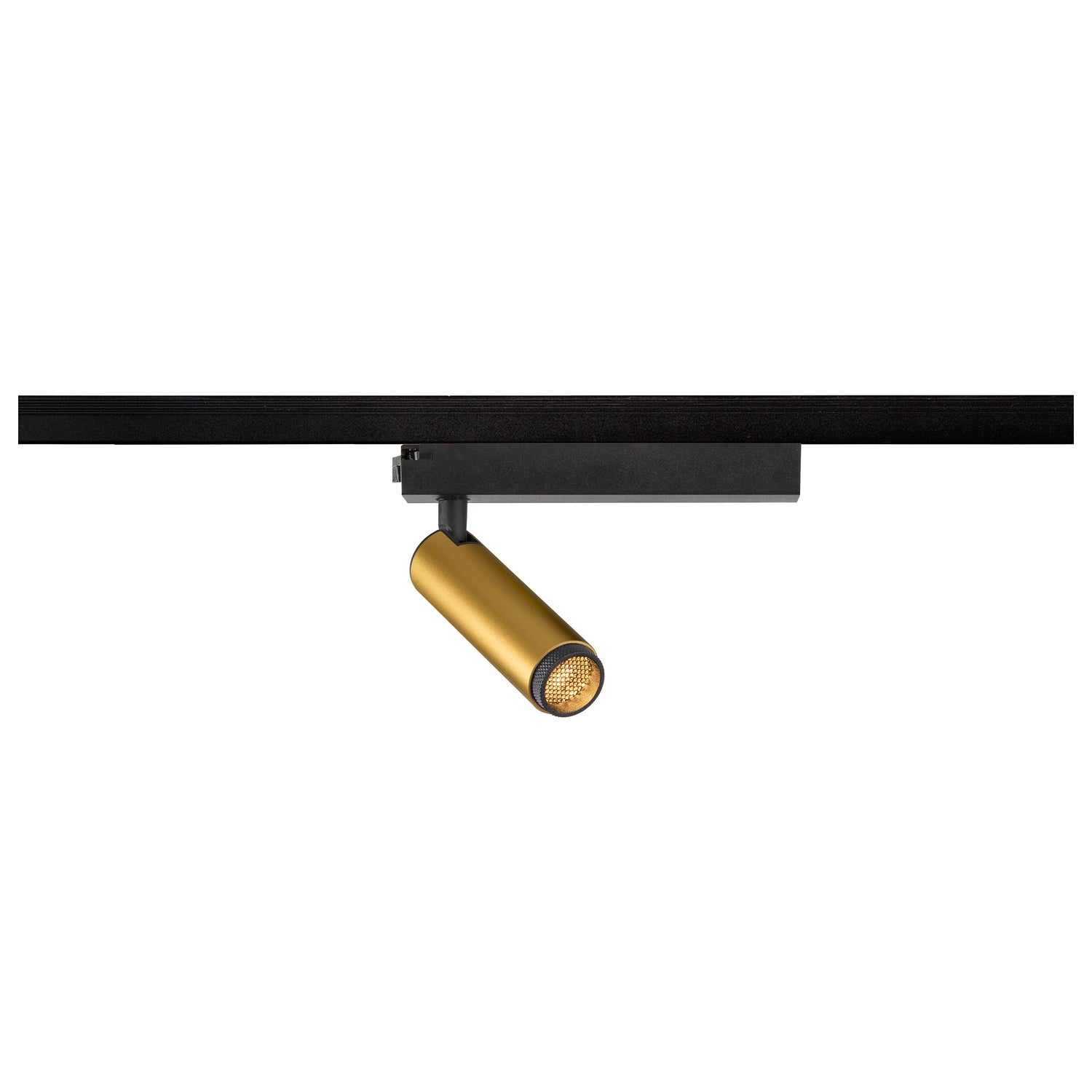 SLV GRIP! S, 1~ Track spot, cylindrical, 3000 K, 11 W, PHASE, 29°, gold / black 1008399