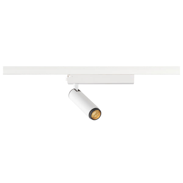 SLV GRIP! S, 1~ spot, cylindrical, 2000-3000 K, 11 W, dim-to-warm, PHASE, 29°, white / black 1008400