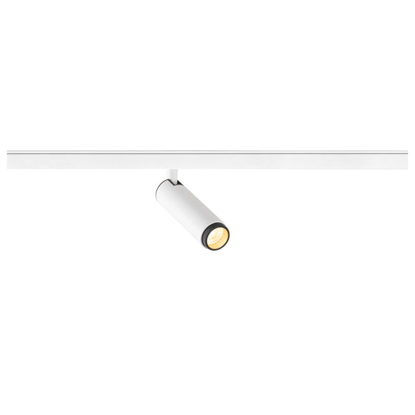 SLV GRIP! S, 48V spot, cylindrical, 3000 K, 9.8 W, DALI, 29°, white / black 1008410