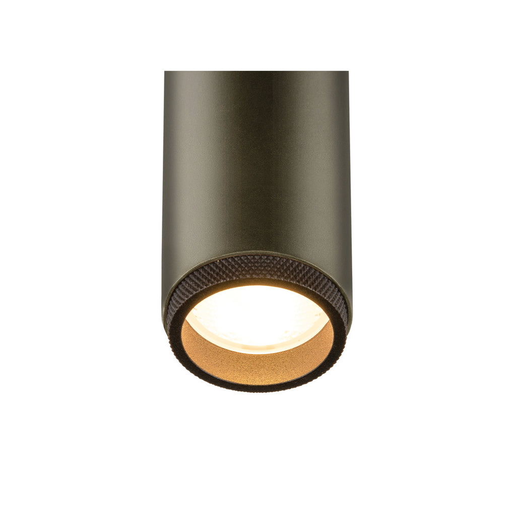 SLV GRIP! M, 1~ Track spot, cylindrical, 3000 K, 20 W, PHASE, 42°, bronze / black 1008428