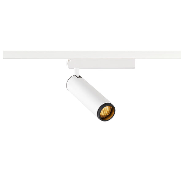 SLV GRIP! M, 1~ spot, cylindrical, 2000-3000 K, 15 W, dim-to-warm, PHASE, 42°, white / black 1008430