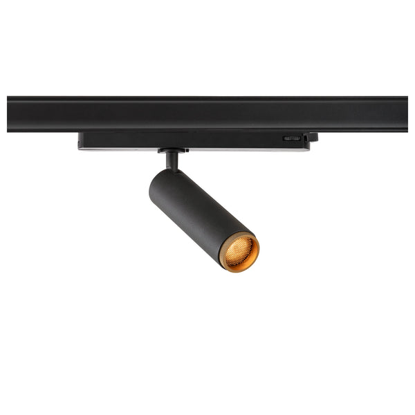 SLV GRIP! M, 3~track spot, cylindrical, 2700 K, 20 W, PHASE, 42°, black / gold 1008442