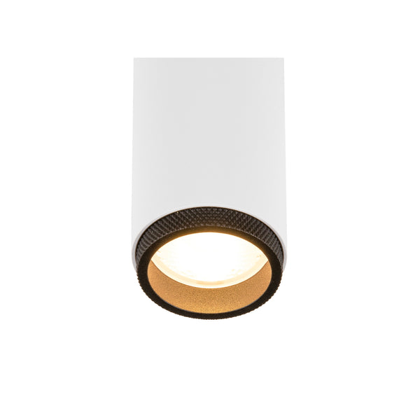 SLV GRIP! M, 3~ spot, cylindrical, 2000-3000 K, 15 W, dim-to-warm, PHASE, 42°, white / black 1008445