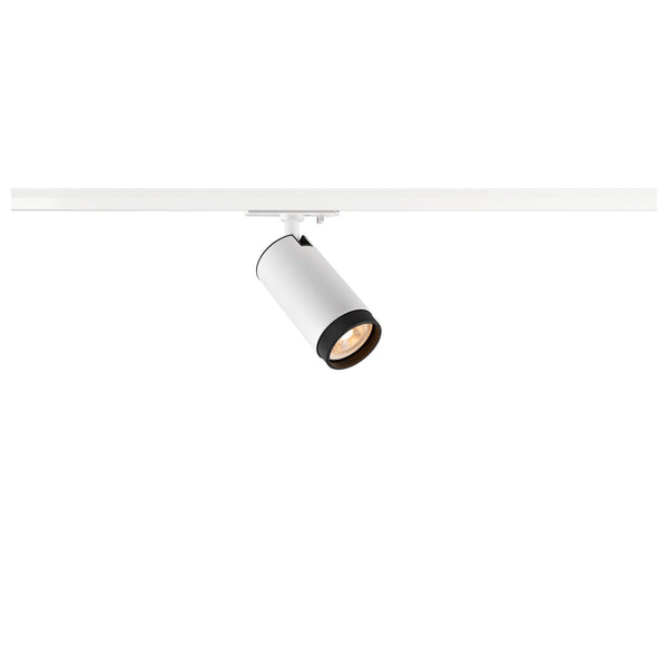 SLV GRIP! L, 1~ Track spot, cylindrical, GU10, 1x max. 6 W, white / black 1008447