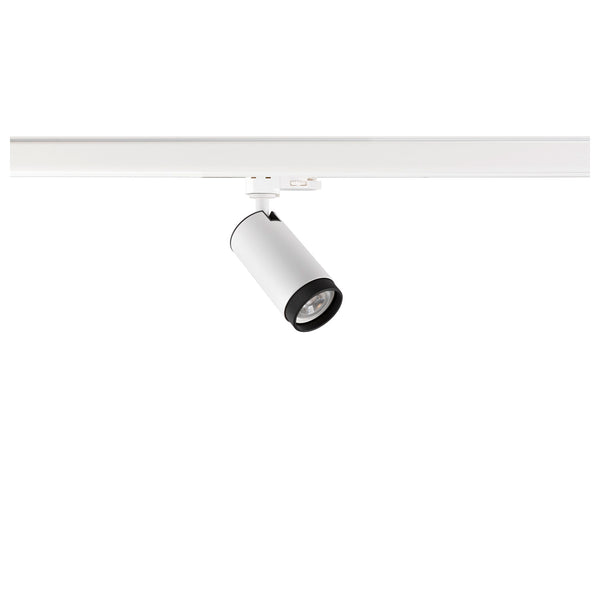 SLV GRIP! L, 3~track spot, cylindrical, GU10, 1x max. 6 W, white / black 1008452