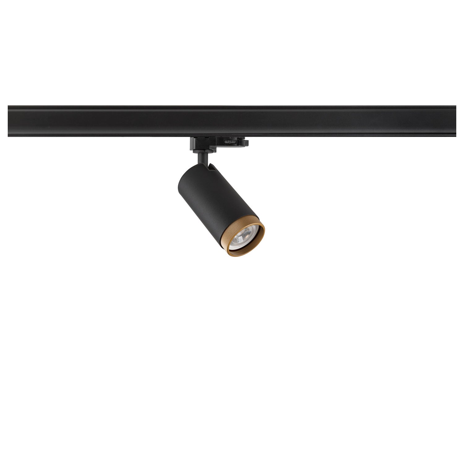 SLV GRIP! L, 3~track spot, cylindrical, GU10, 1x max. 6 W, black / gold 1008453