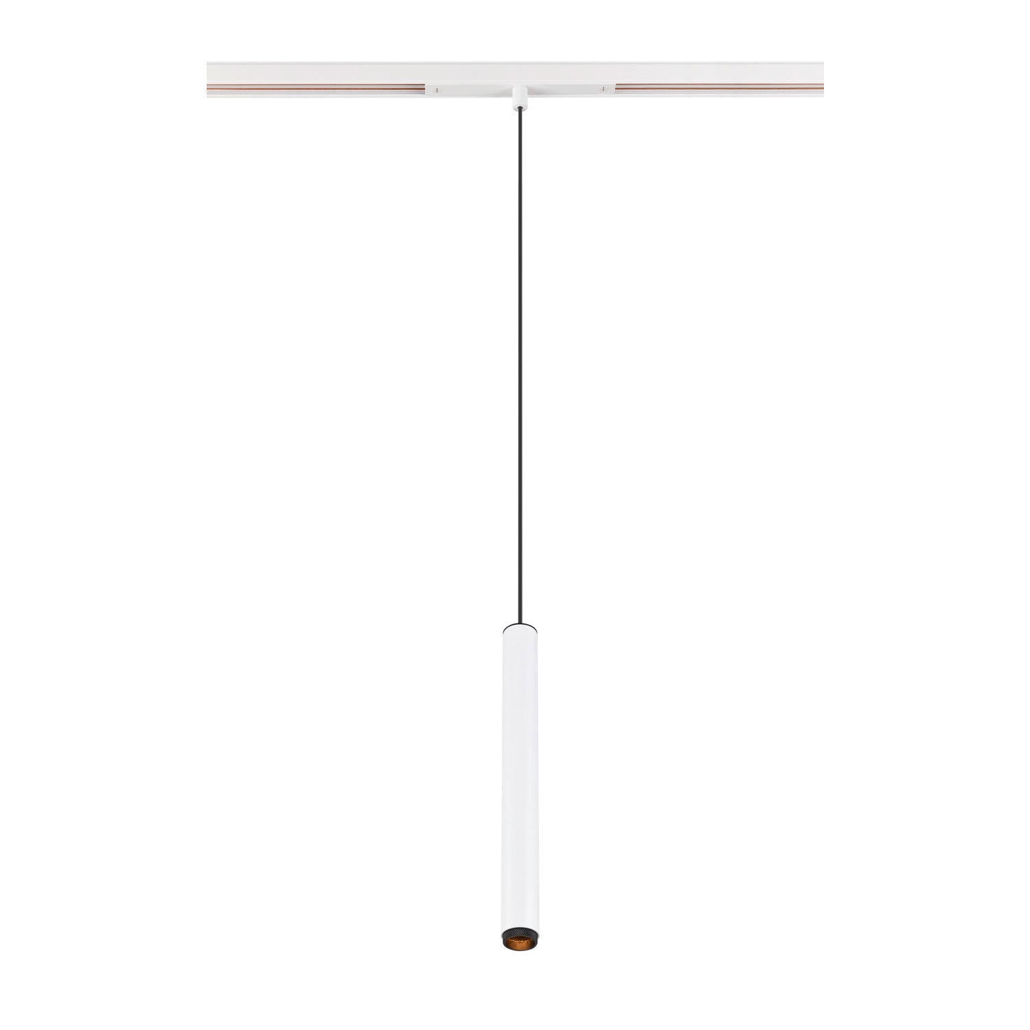 SLV GRIP! S, 48V pendant light, pendant length 200 cm, 2700 K, 29°, DALI, white / black 1008454