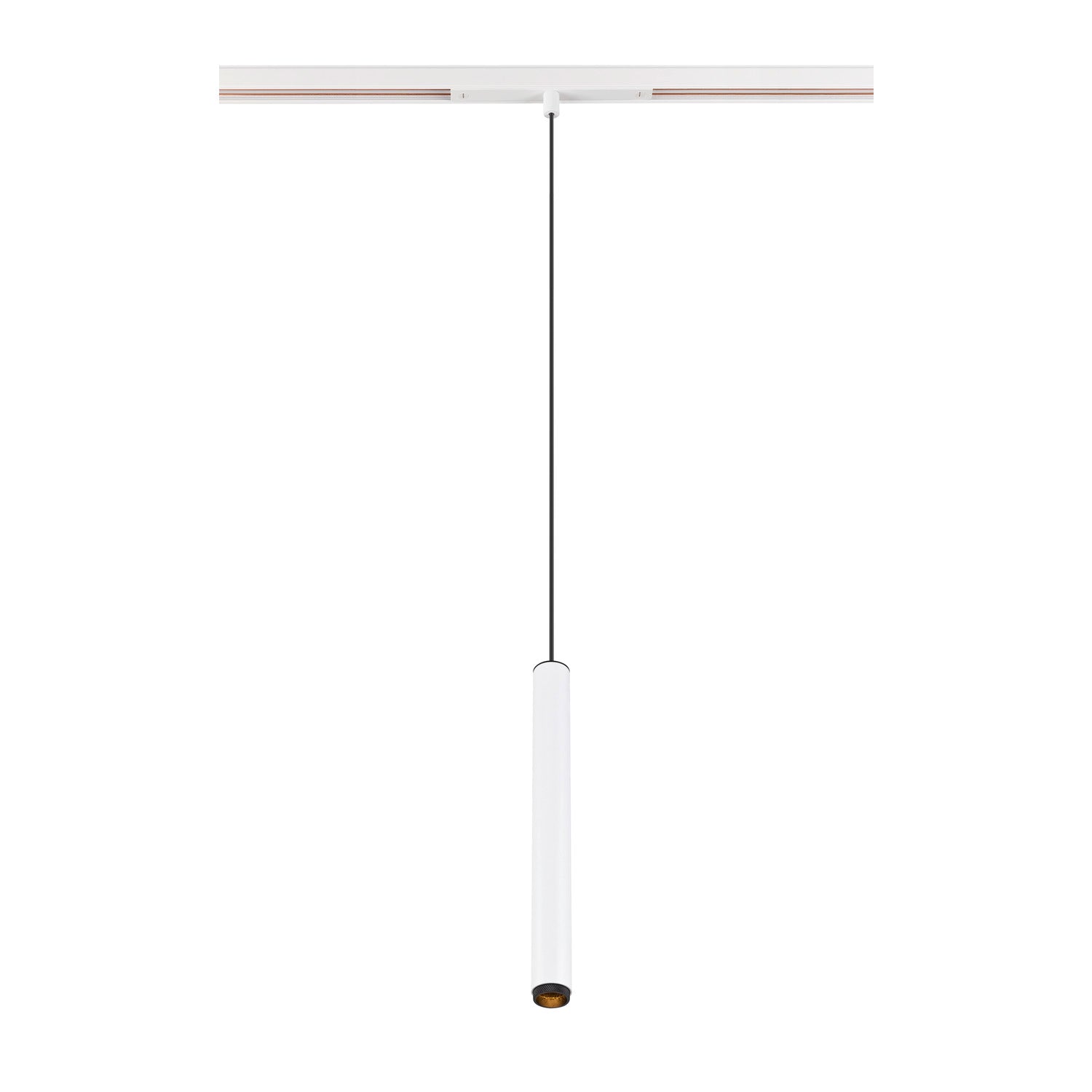 SLV GRIP! S, 48V pendant light, pendant length 200 cm, 3000 K, 29°, DALI, white / black 1008459