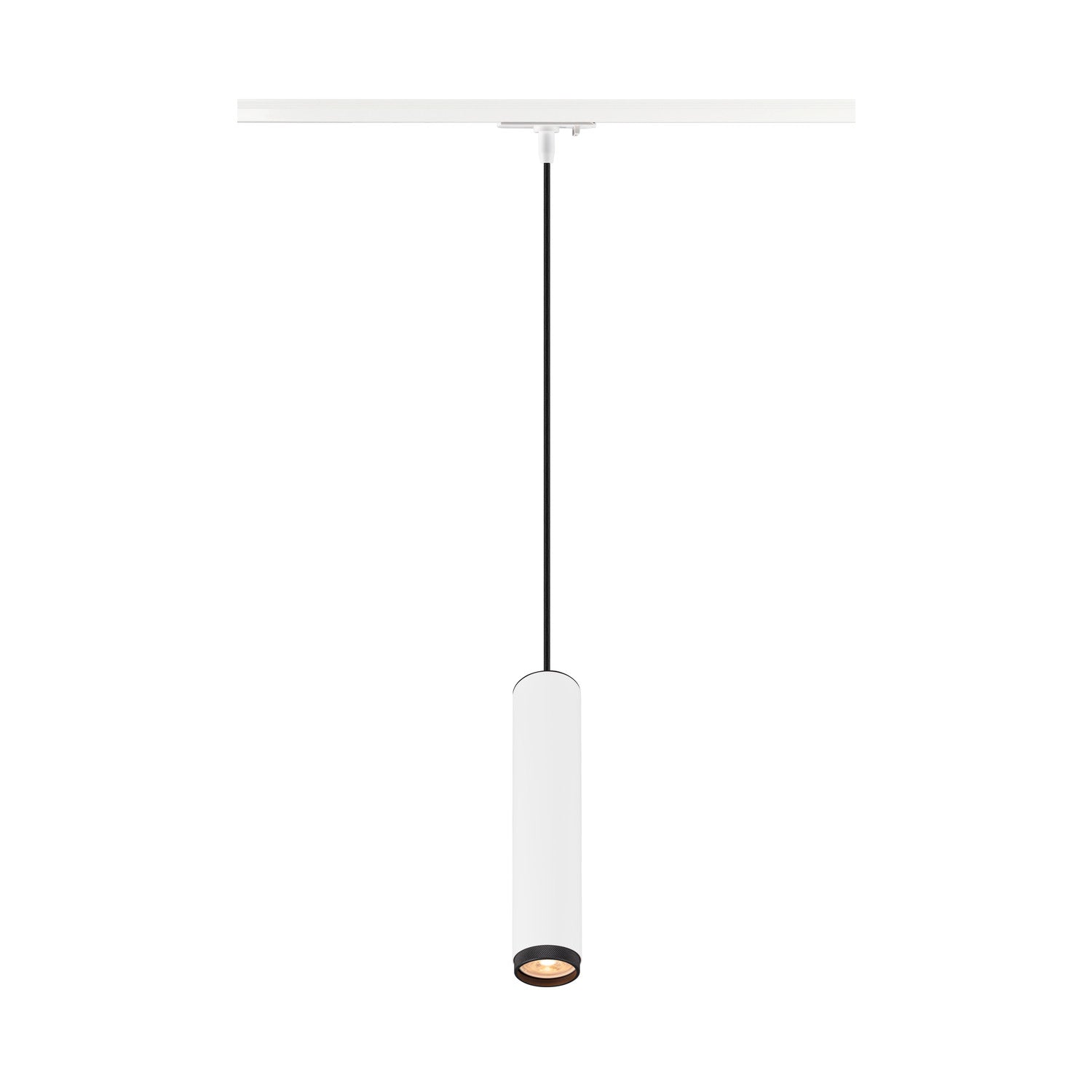 SLV GRIP! L, 1~ Track pendant light, GU10, pendant length 200 cm, 1x max. 6 W, white / black 1008469
