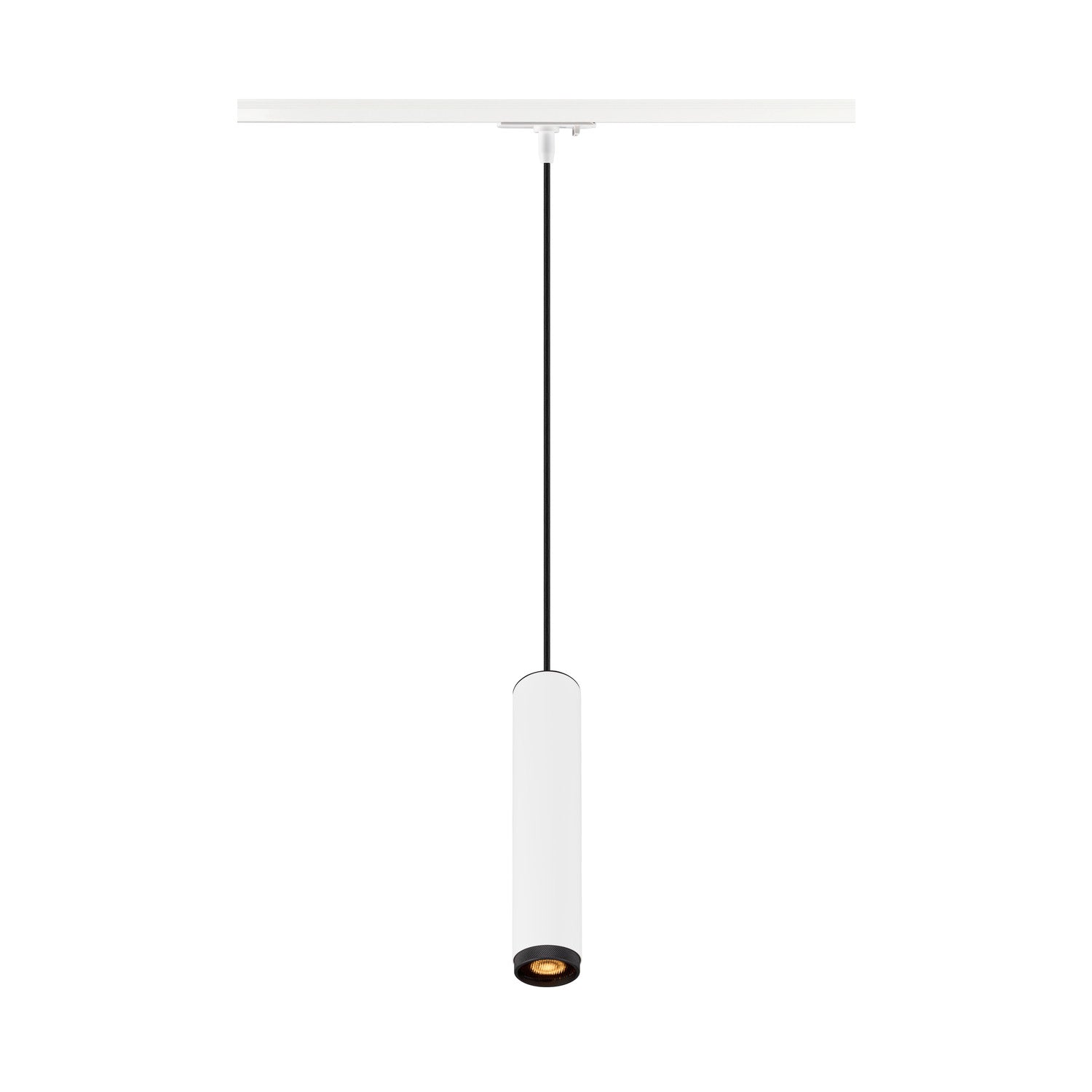 SLV GRIP! L, 1~ Track pendant light, GU10, pendant length 200 cm, 1x max. 6 W, white / black 1008469