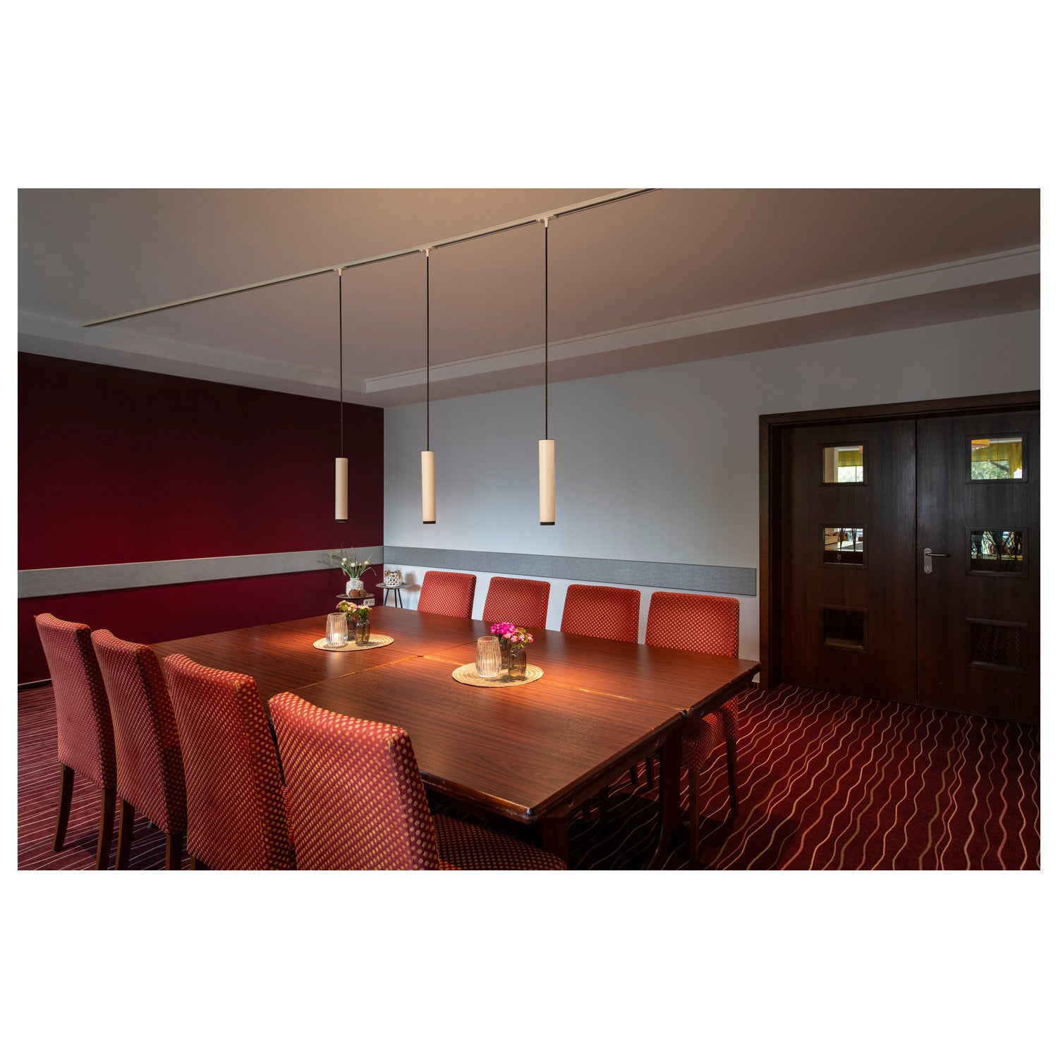 SLV GRIP! L, 1~ Track pendant light, GU10, pendant length 200 cm, 1x max. 6 W, white / black 1008469