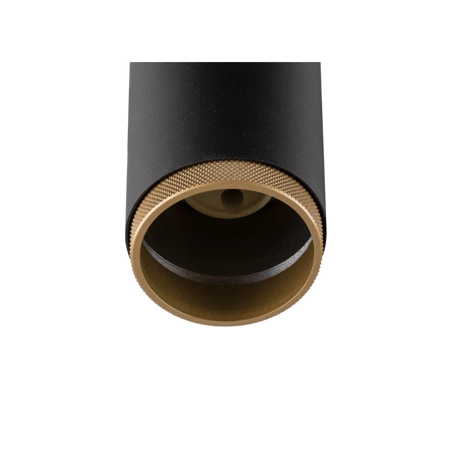 SLV GRIP! L, 1~ Track pendant light, GU10, pendant length 200 cm, 1x max. 6 W, black / gold 1008471
