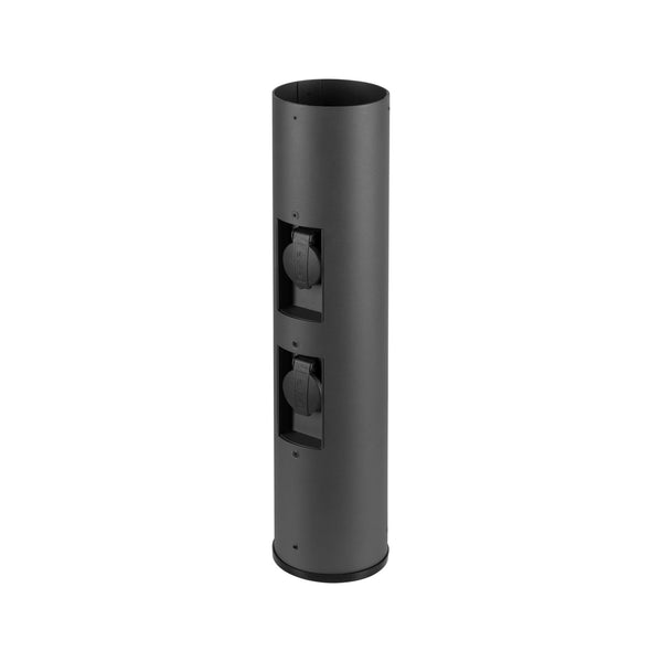 SLV M-POL 60 Pole, Bollard, two sockets, anthracite, 53.4 cm 1008474