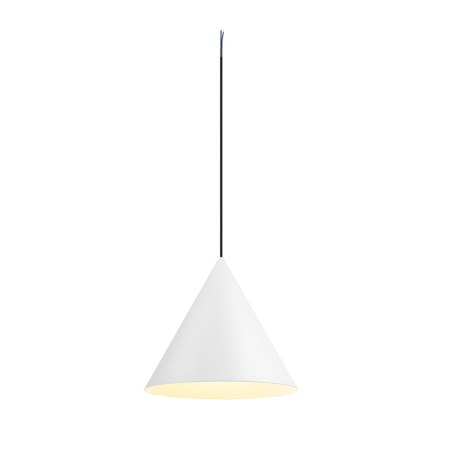 SLV MAGICO 38, pendant light, E27, pendant length 180 cm, 1x max. 10 W, matt white 1008504
