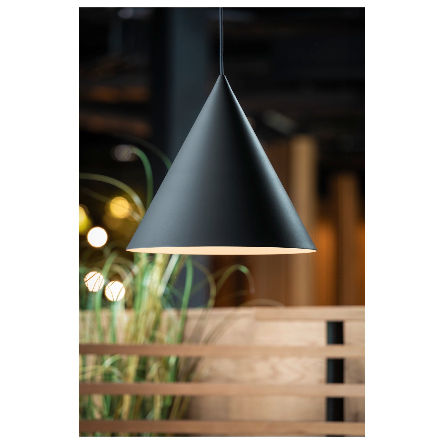 SLV MAGICO 38, pendant light, E27, pendant length 180 cm, 1x max. 10 W, matt black / gold 1008505