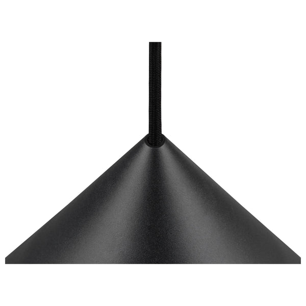 SLV MAGICO 38, pendant light, E27, pendant length 180 cm, 1x max. 10 W, matt black / gold 1008505
