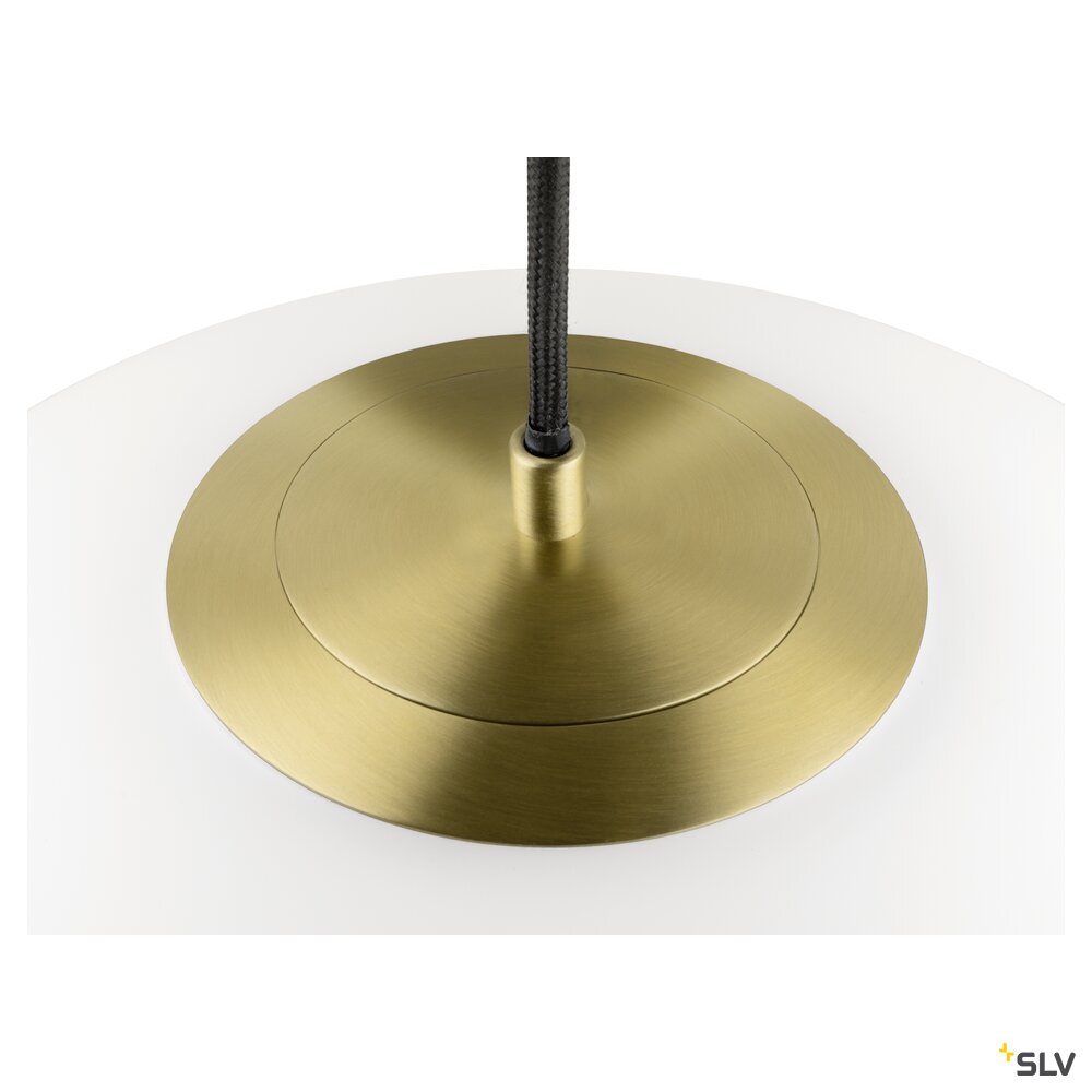 SLV SUN 40 PD, E27, Pendant light, Pendant length 400 cm, Round, Gold 1008533