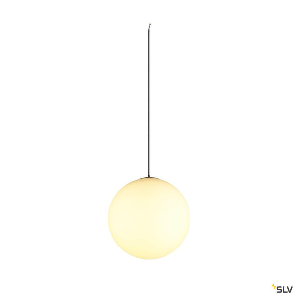SLV SUN 40 PD, E27, Pendant light, Pendant length 400 cm, Round, Black 1008534
