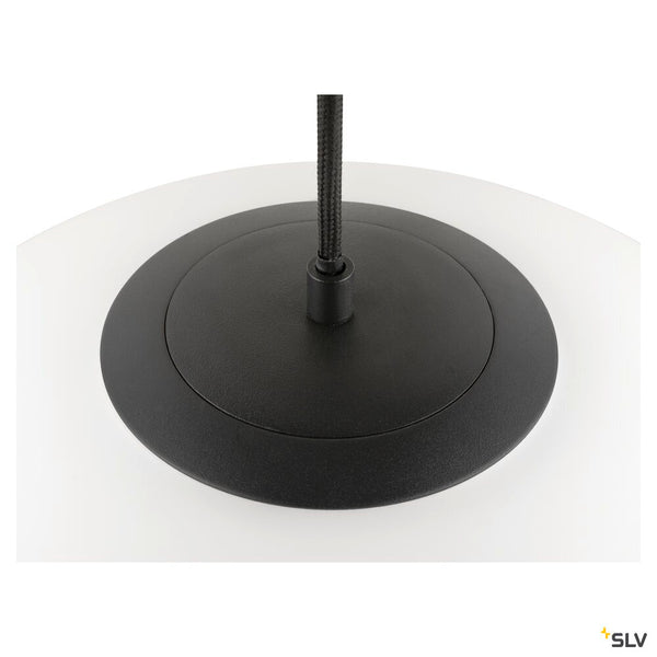 SLV SUN 40 PD, E27, Pendant light, Pendant length 400 cm, Round, Black 1008534