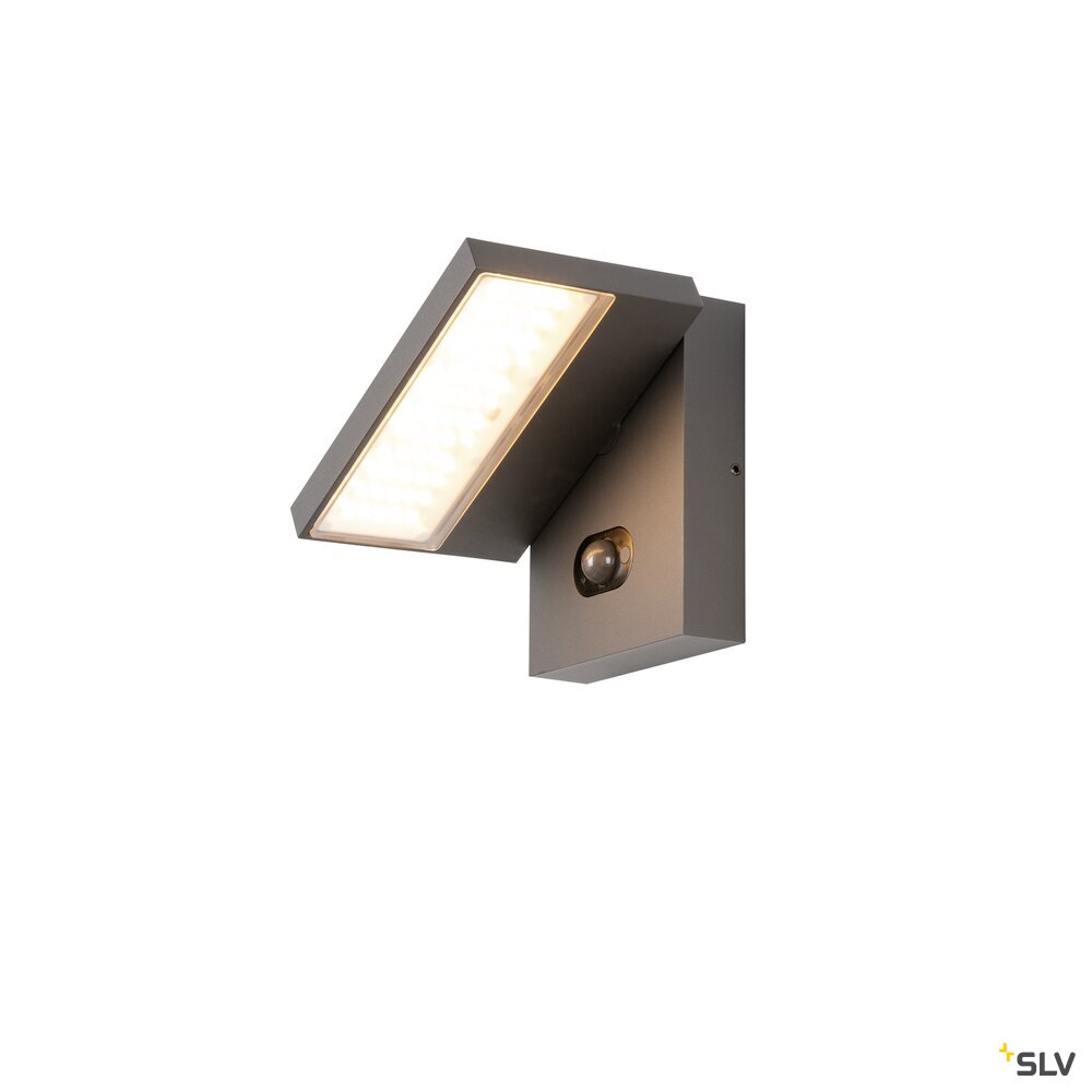 SLV ABRIDOR, wall-mounted light, HYBRID, 2200/2700 K, max. 6.8 W, matt anthracite 1008542