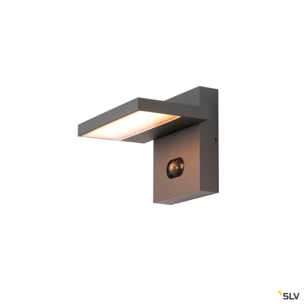 SLV ABRIDOR, wall-mounted light, HYBRID, 2200/2700 K, max. 6.8 W, matt anthracite 1008542