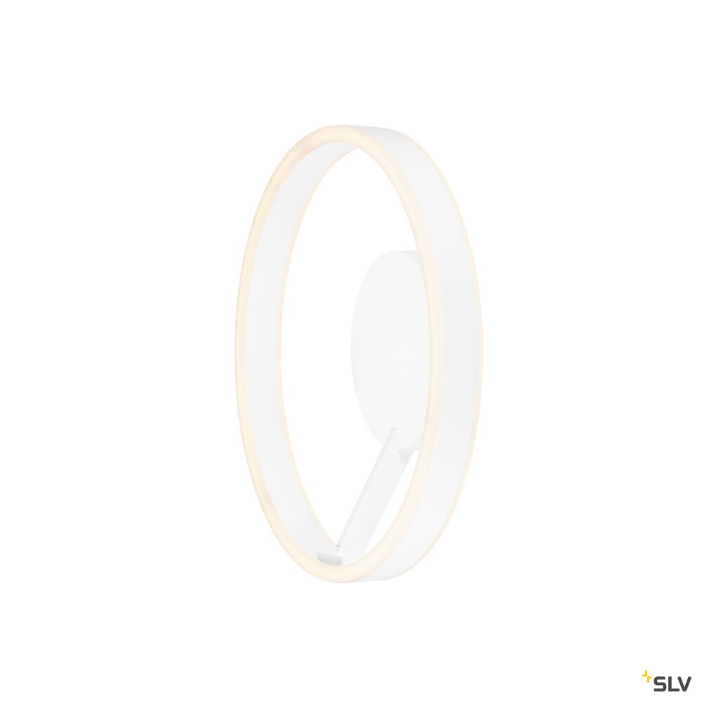 SLV ONE, wall and ceiling-mounted light, round, 2700/3000 K, 14 W, DALI, touch, 130°, white 1008552