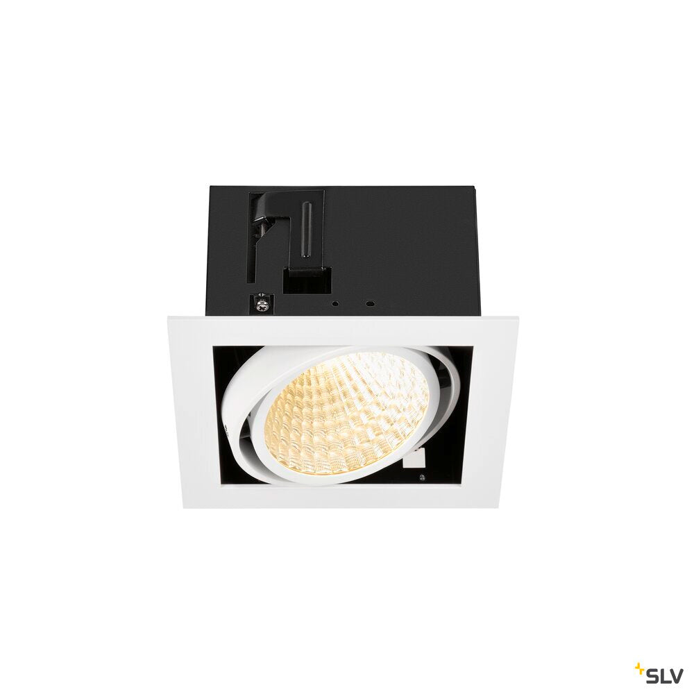 SLV KADUX, recessed ceiling light, single, 3000 K, DALI 2, touch, 30°, white 1008567