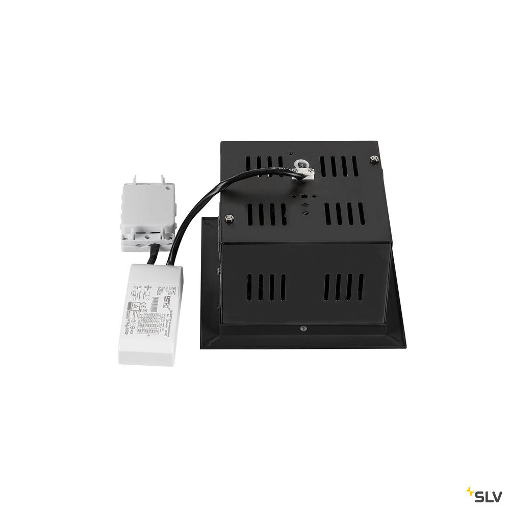 SLV KADUX, recessed ceiling light, single, 3000 K, DALI 2, touch, 30°, black 1008568