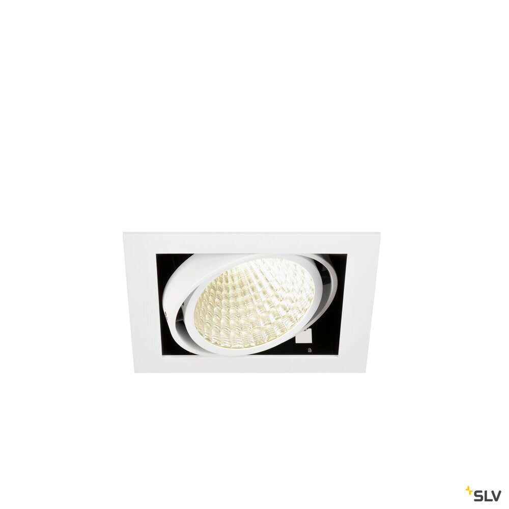SLV KADUX, recessed ceiling light, single, 4000 K, DALI 2, touch, 30°, white 1008569