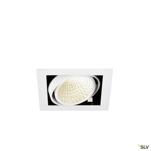 SLV KADUX, recessed ceiling light, single, 4000 K, DALI 2, touch, 30°, white 1008569