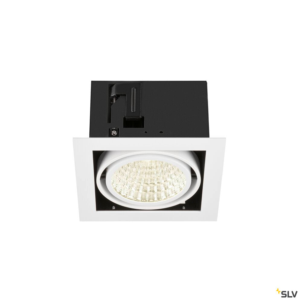 SLV KADUX, recessed ceiling light, single, 4000 K, DALI 2, touch, 30°, white 1008569