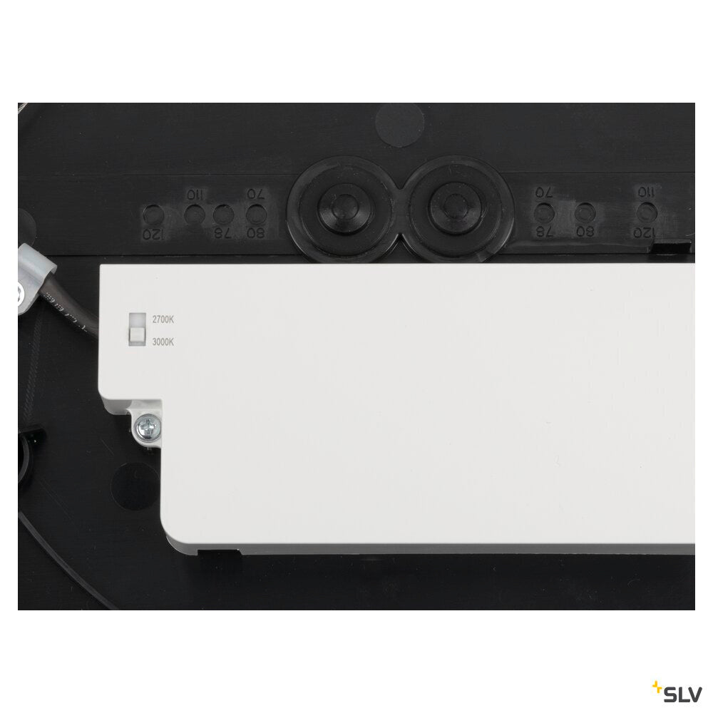 SLV DECONA 30, ceiling-mounted light, round, 2700/3000 K, 18 W, PHASE, black 1008578