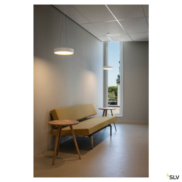 SLV DECONA 30, ceiling-mounted light, round, 2700/3000 K, 18 W, PHASE, white / gold 1008579