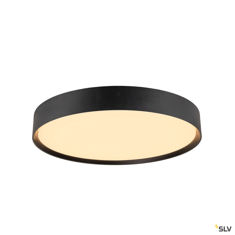 SLV DECONA 42, ceiling-mounted light, round, 2700/3000 K, 23 W, PHASE, black 1008582