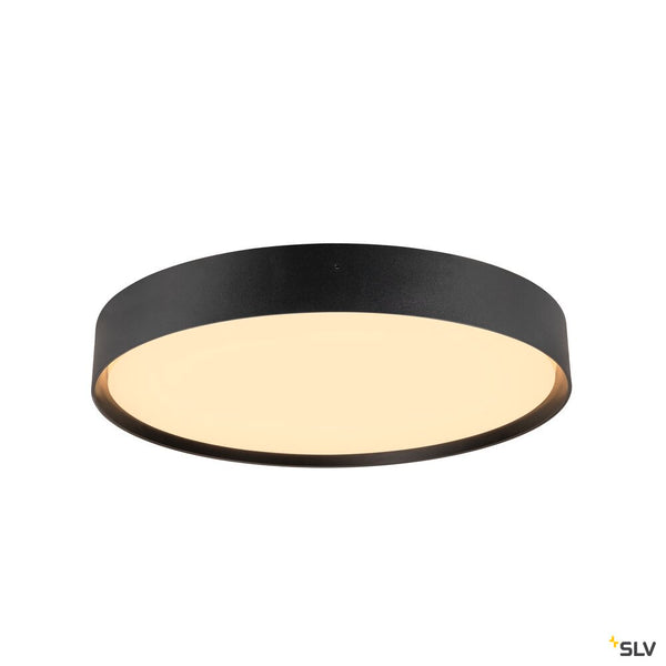 SLV DECONA 42, ceiling-mounted light, round, 2700/3000 K, 23 W, PHASE, black 1008582