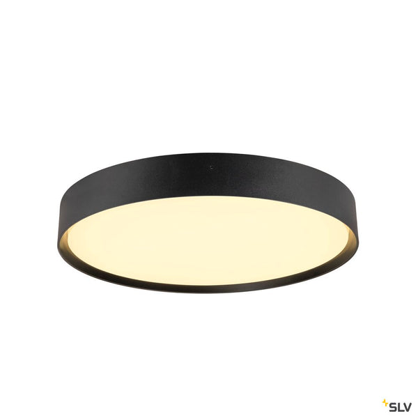 SLV DECONA 42, ceiling-mounted light, round, 2700/3000 K, 23 W, PHASE, black 1008582