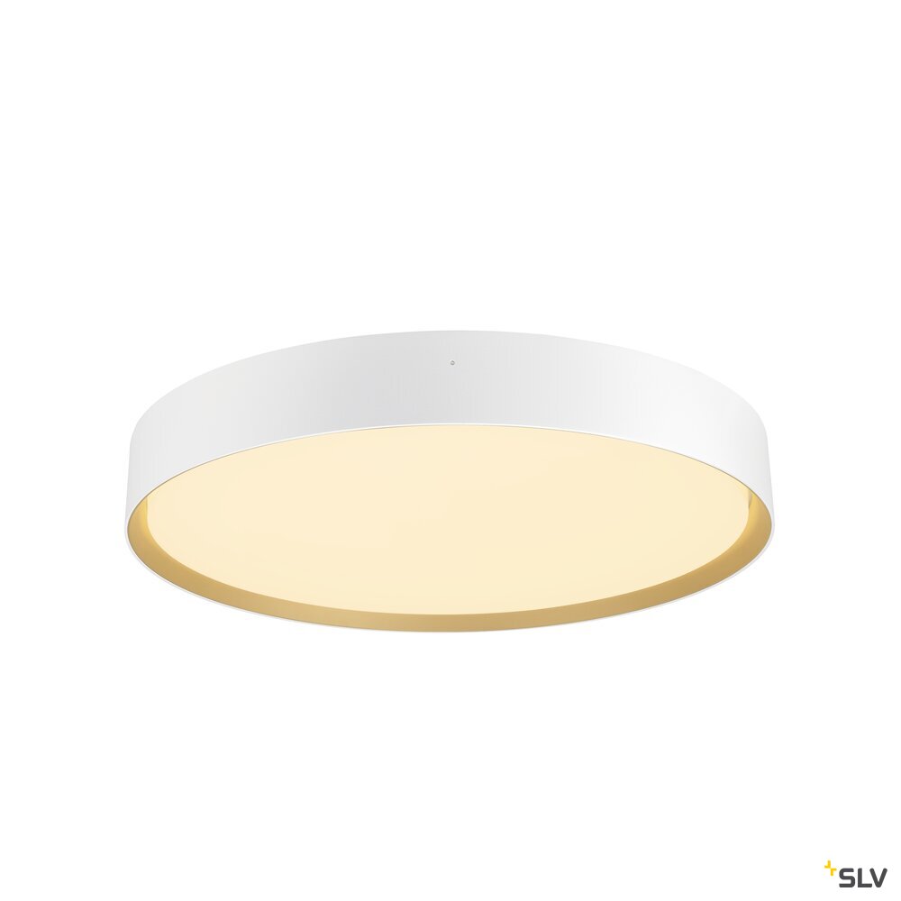 SLV DECONA 42, ceiling-mounted light, round, 2700/3000 K, 23 W, PHASE, white / gold 1008583