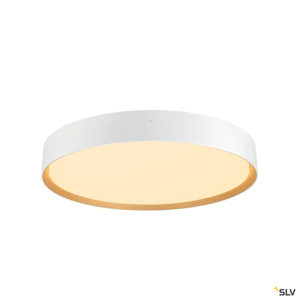 SLV DECONA 42, ceiling-mounted light, round, 2700/3000 K, 23 W, PHASE, white / gold 1008583