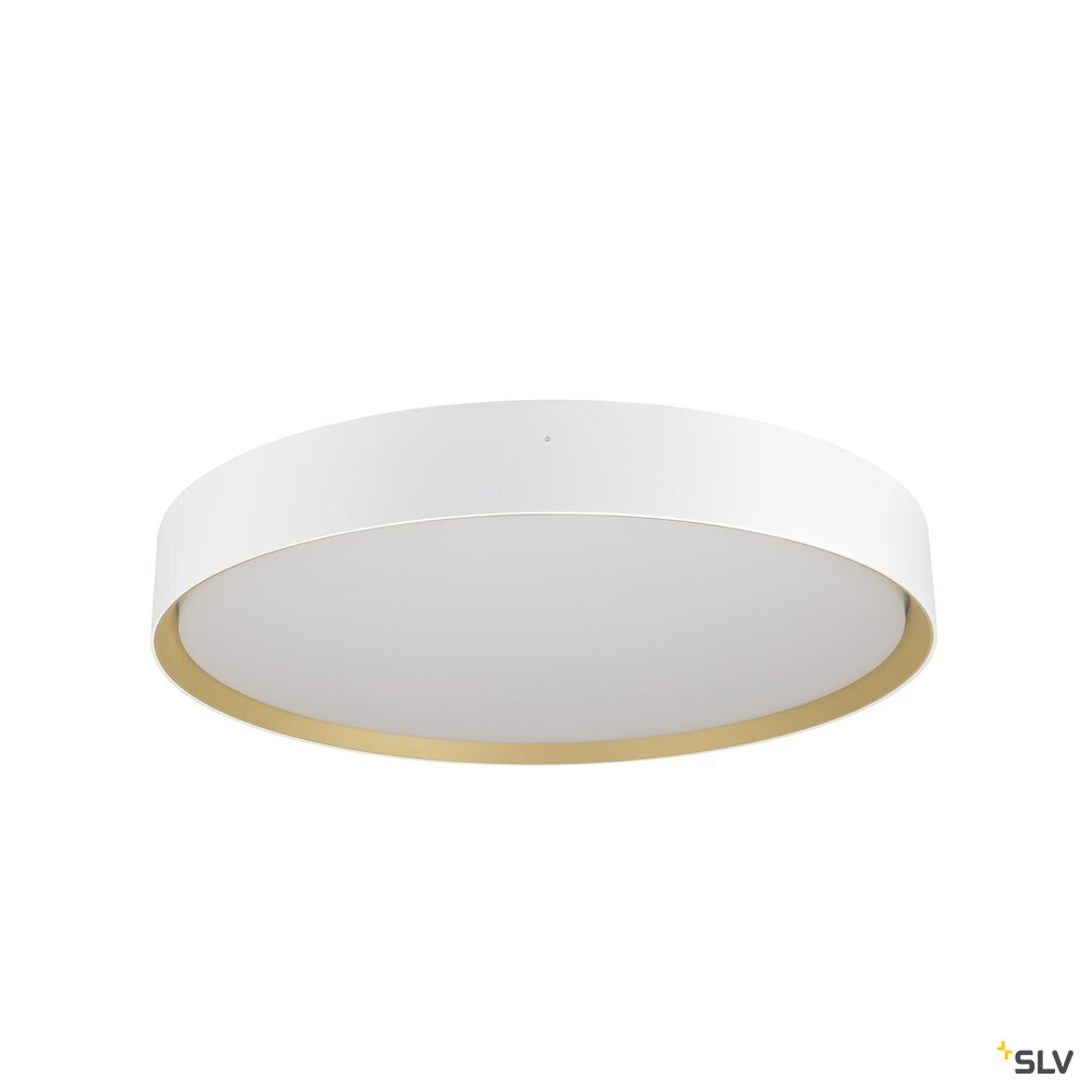 SLV DECONA 42, ceiling-mounted light, round, 2700/3000 K, 23 W, PHASE, white / gold 1008583