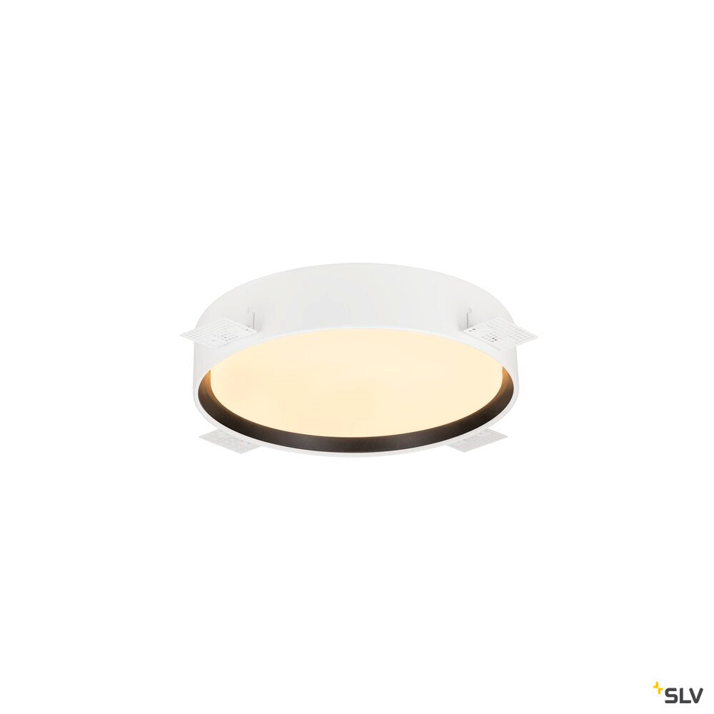 SLV DECONA 30, ceiling-mounted light, round, 2700/3000 K, 18 W, PHASE, black 1008578