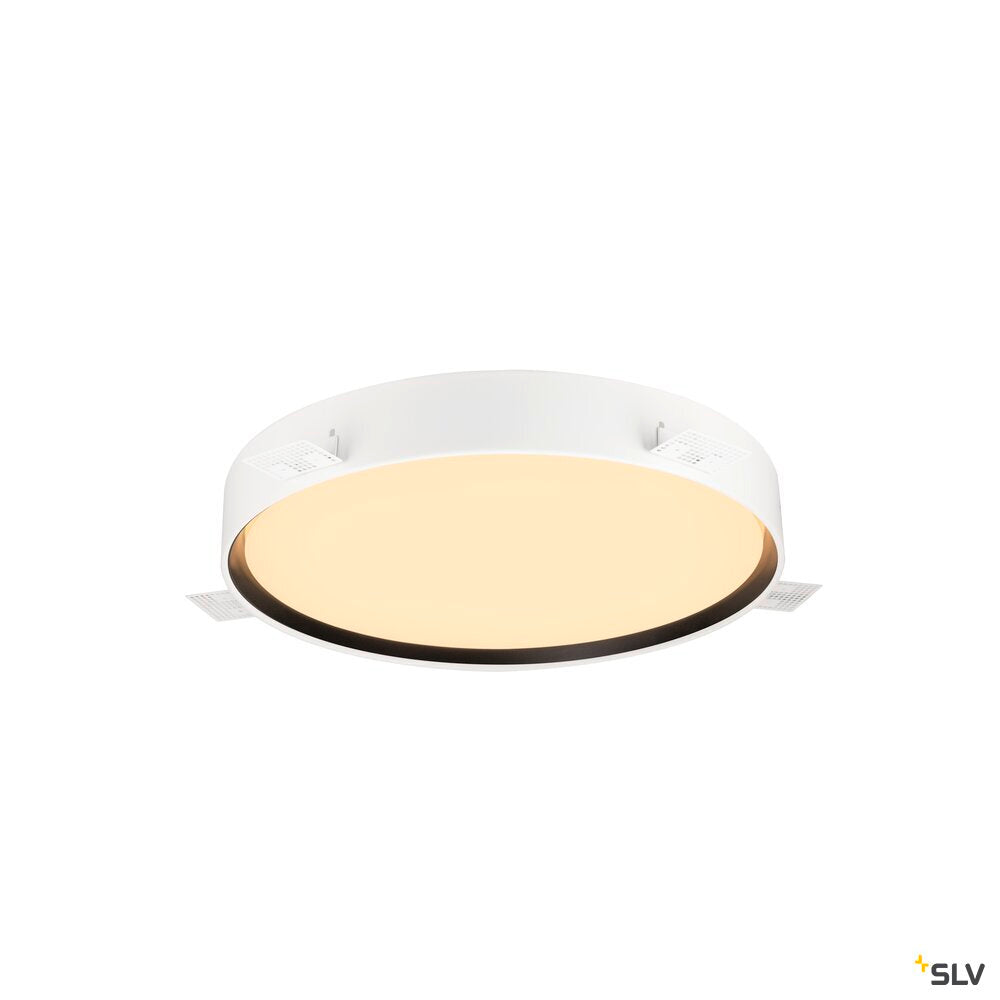 SLV DECONA 42, ceiling-mounted light, round, 2700/3000 K, 23 W, PHASE, black 1008582