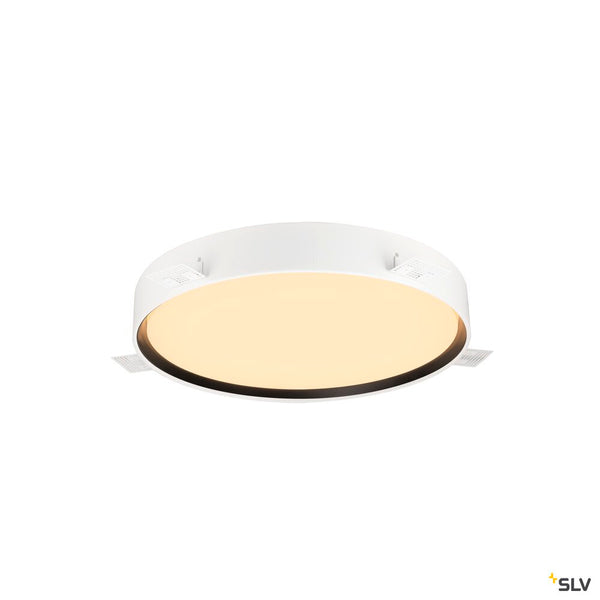SLV DECONA 42, ceiling-mounted light, round, 2700/3000 K, 23 W, PHASE, black 1008582