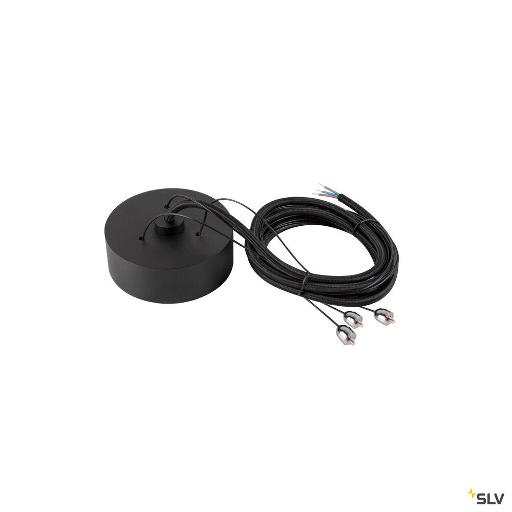 SLV DECONA, suspension kit, pendant length 150 cm, black 1008587
