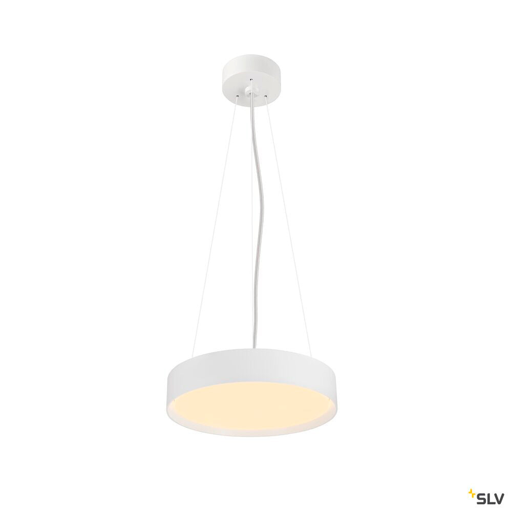 SLV DECONA 30, ceiling-mounted light, round, 2700/3000 K, 18 W, PHASE, white 1008577