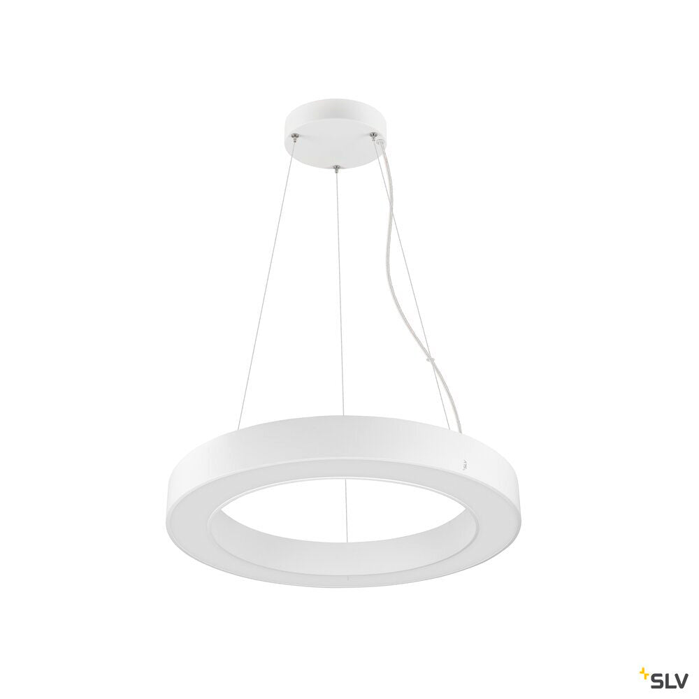 SLV MEDO® RING 60, pendant light, pendant length 300 cm, 3000/4000 K, 110°, PHASE, white 1008592