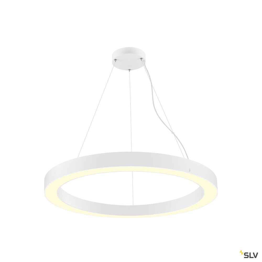 SLV MEDO® RING 90, pendant light, pendant length 300 cm, 3000/4000 K, 110°, PHASE, white 1008596
