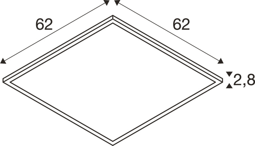 SLV PANEL C, 625 34 W 830/840 UGR  1008598
