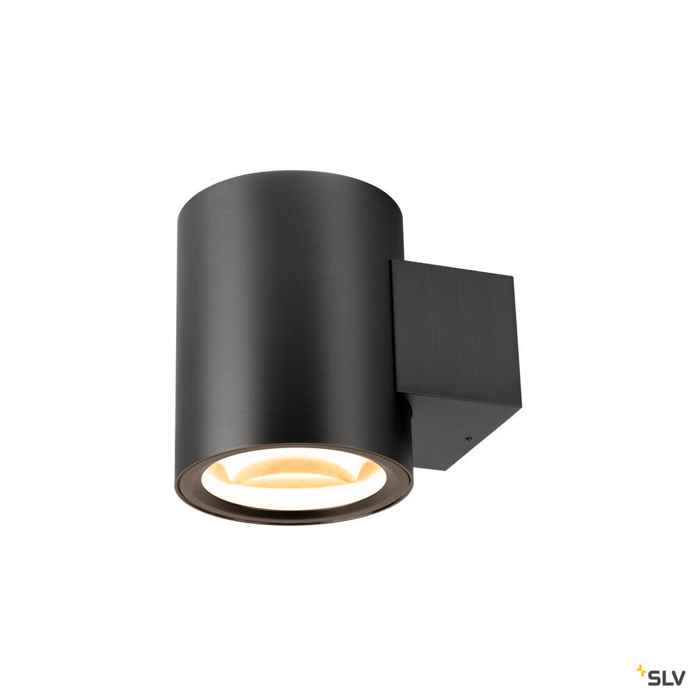 SLV OCULUS, wall-mounted light, round, 2000-3000 K, 15 W, dim-to-warm, PHASE, 100°, dark bronze 1008612