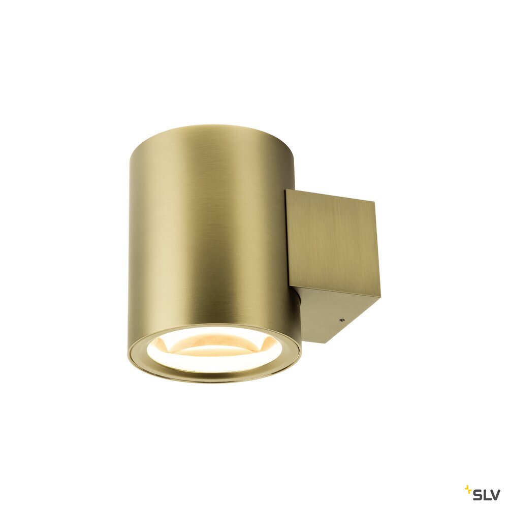 SLV OCULUS, wall-mounted light, round, 2000-3000 K, 15 W, dim-to-warm, PHASE, 100°, brass 1008613