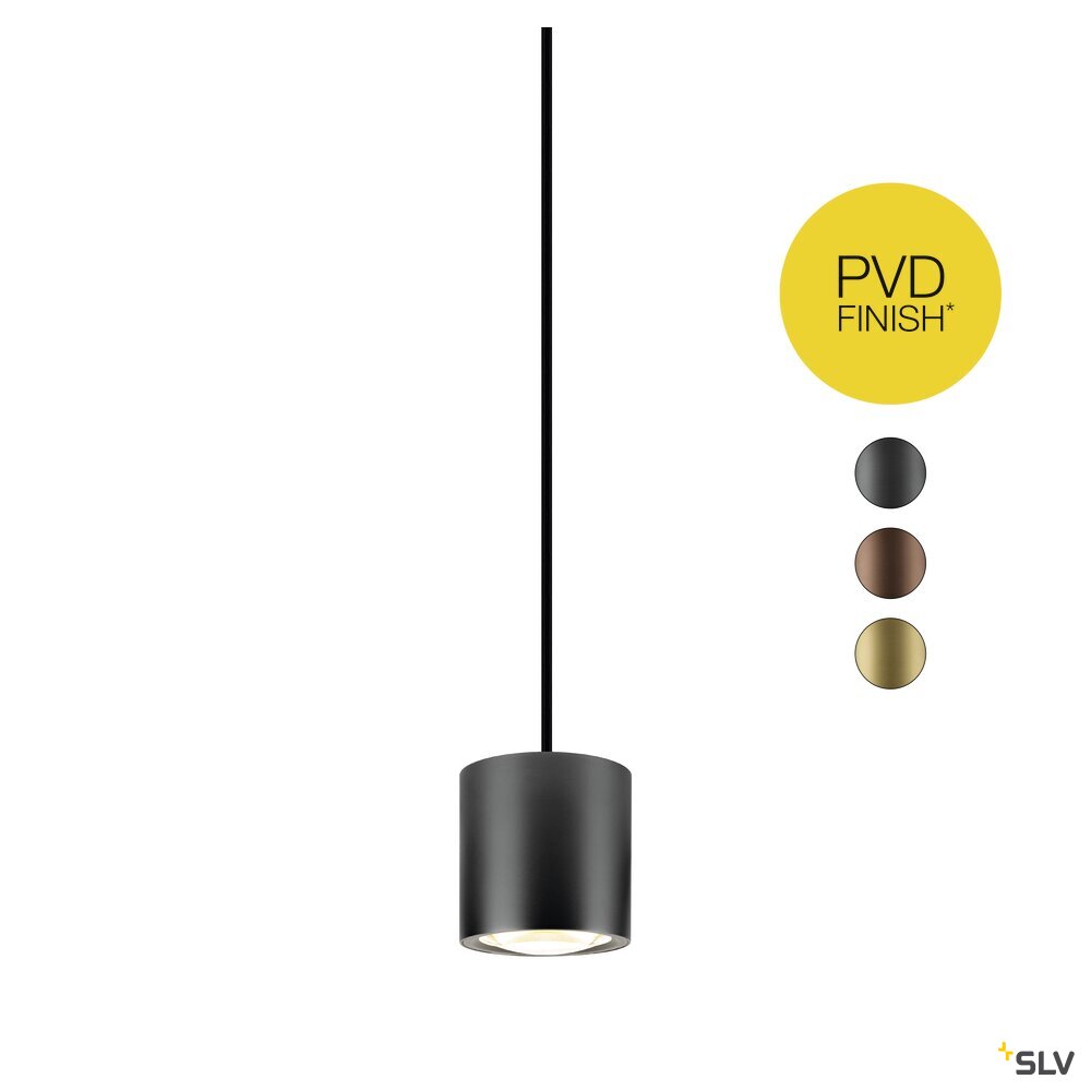 SLV OCULUS, pendant light, pendant length 250 cm, 2000-3000 K, 100°, dim-to-warm, PHASE, dark bronze 1008615